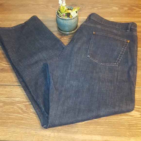 Eileen Fisher High Rise Jeans Size XL - Picture 1 of 5